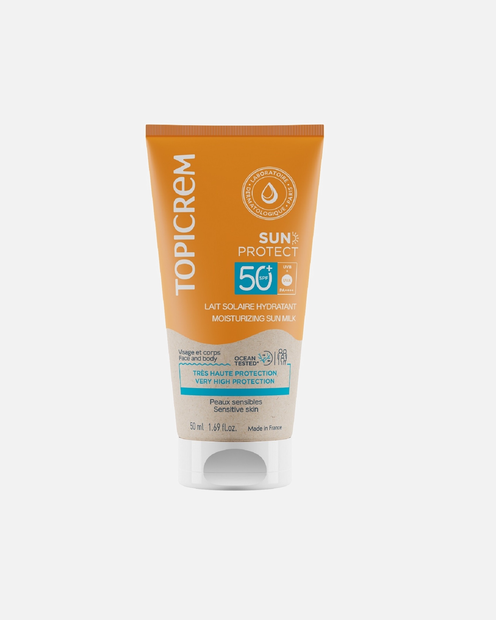 Topicrem SUN PROTECT Lait Solaire Hydratant SPF50 +