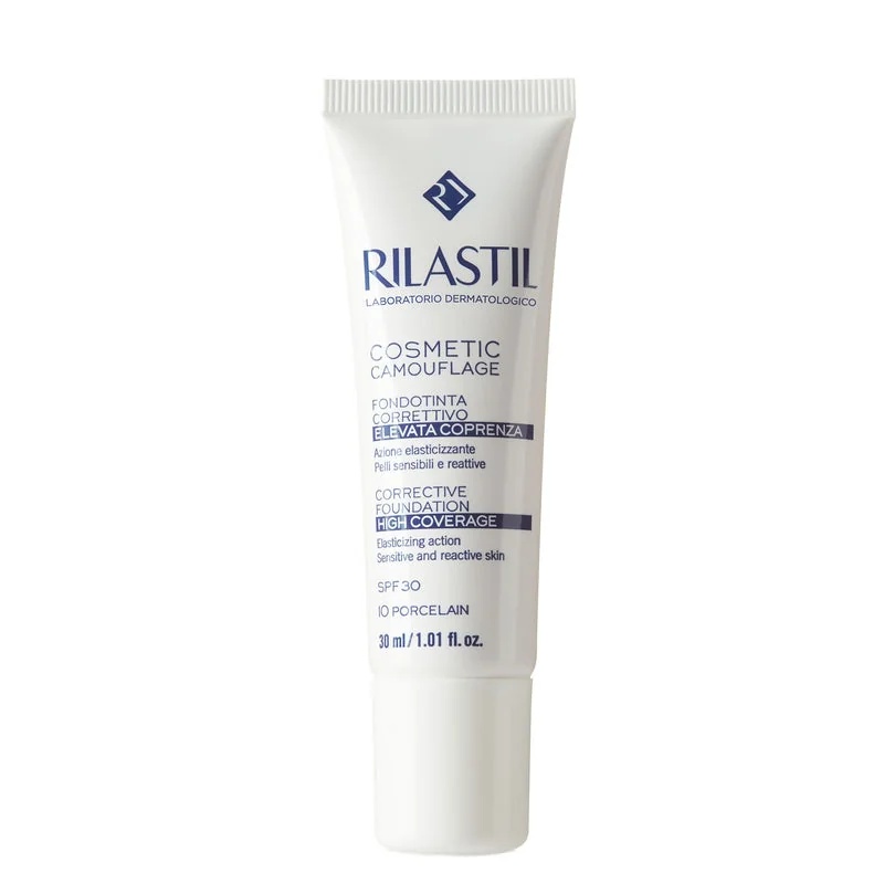 Rilastil Cosmetische Camouflage Correctieve Foundation 50 Mocha 30 ml Hoge dekking
