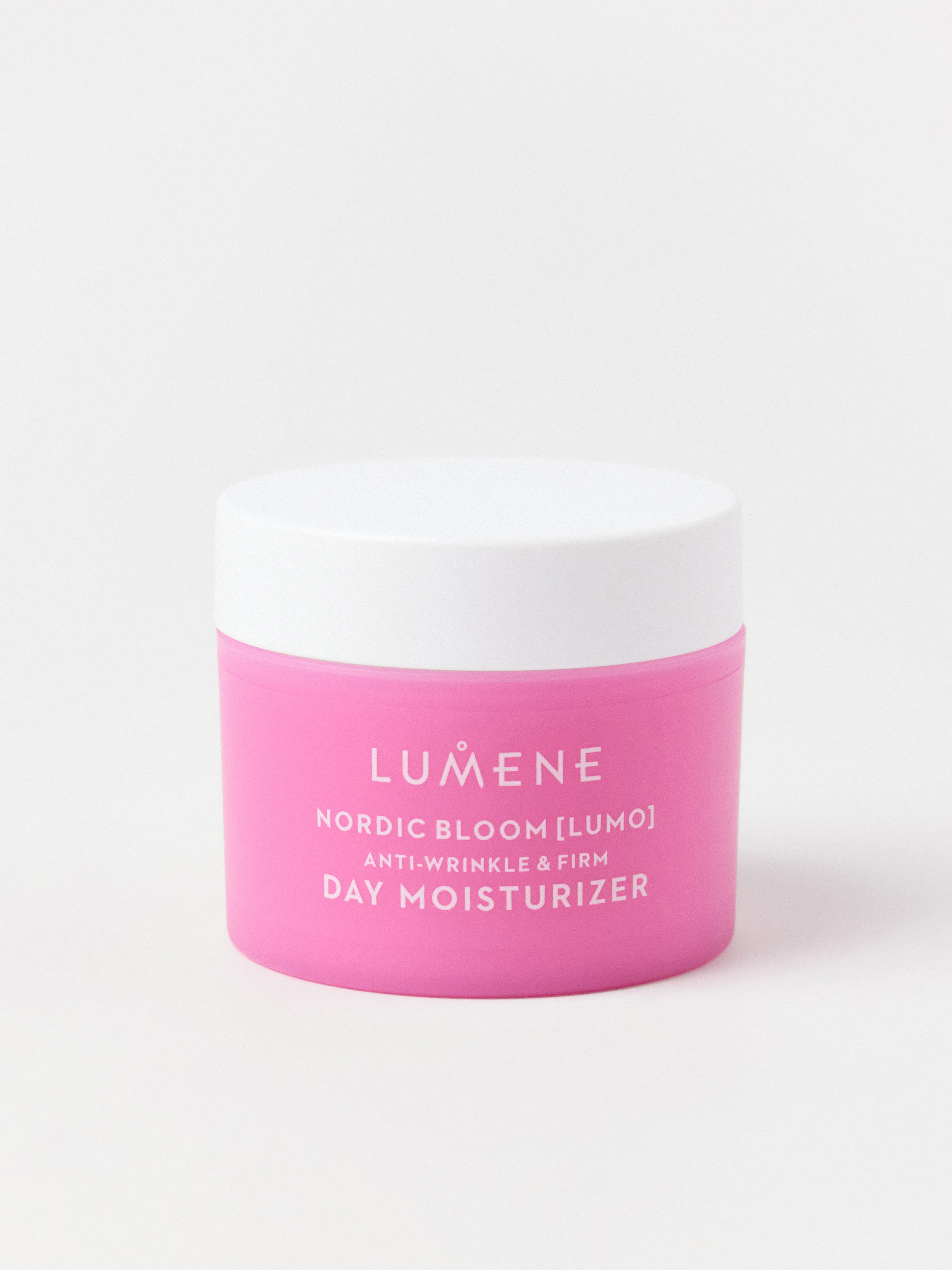 Crema hidratante de día antiarrugas y reafirmante Lumene Lumo Nordic Bloom. Sin color.