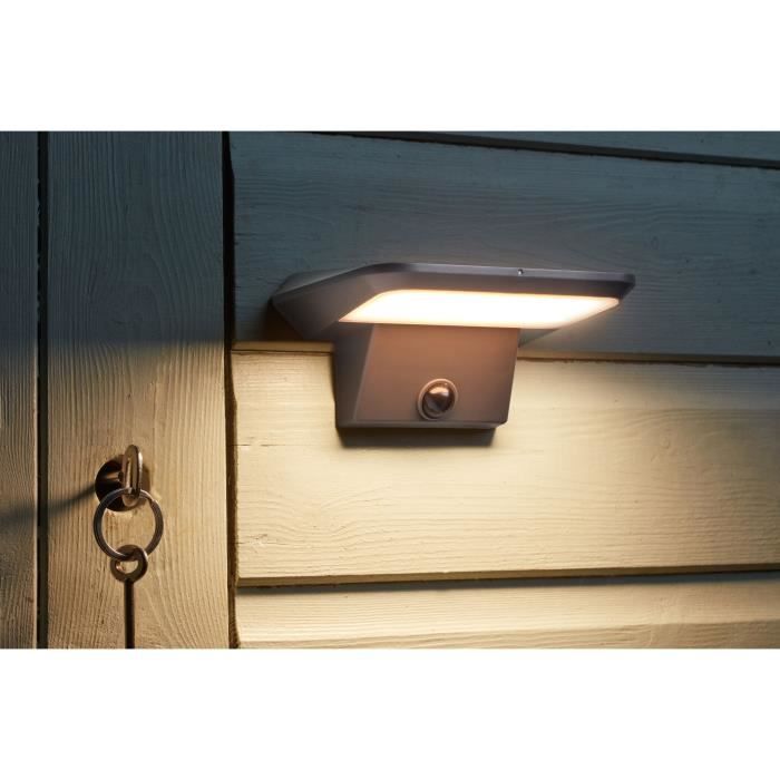 Spot solaire - SMART GARDEN - Sentry - 800 Lumens - PIR - 7,5 x 15,5 cm - Détecteur de mouvements