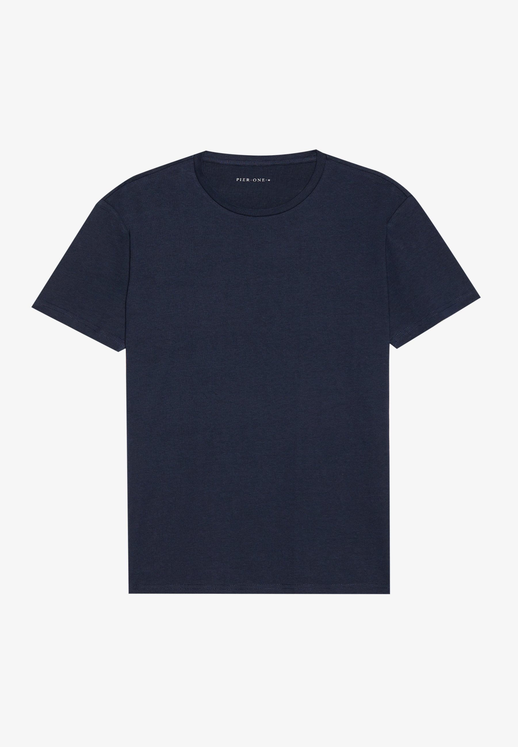 Confezione da 7 magliette basic Pier One - nero/blu scuro/verde scuro