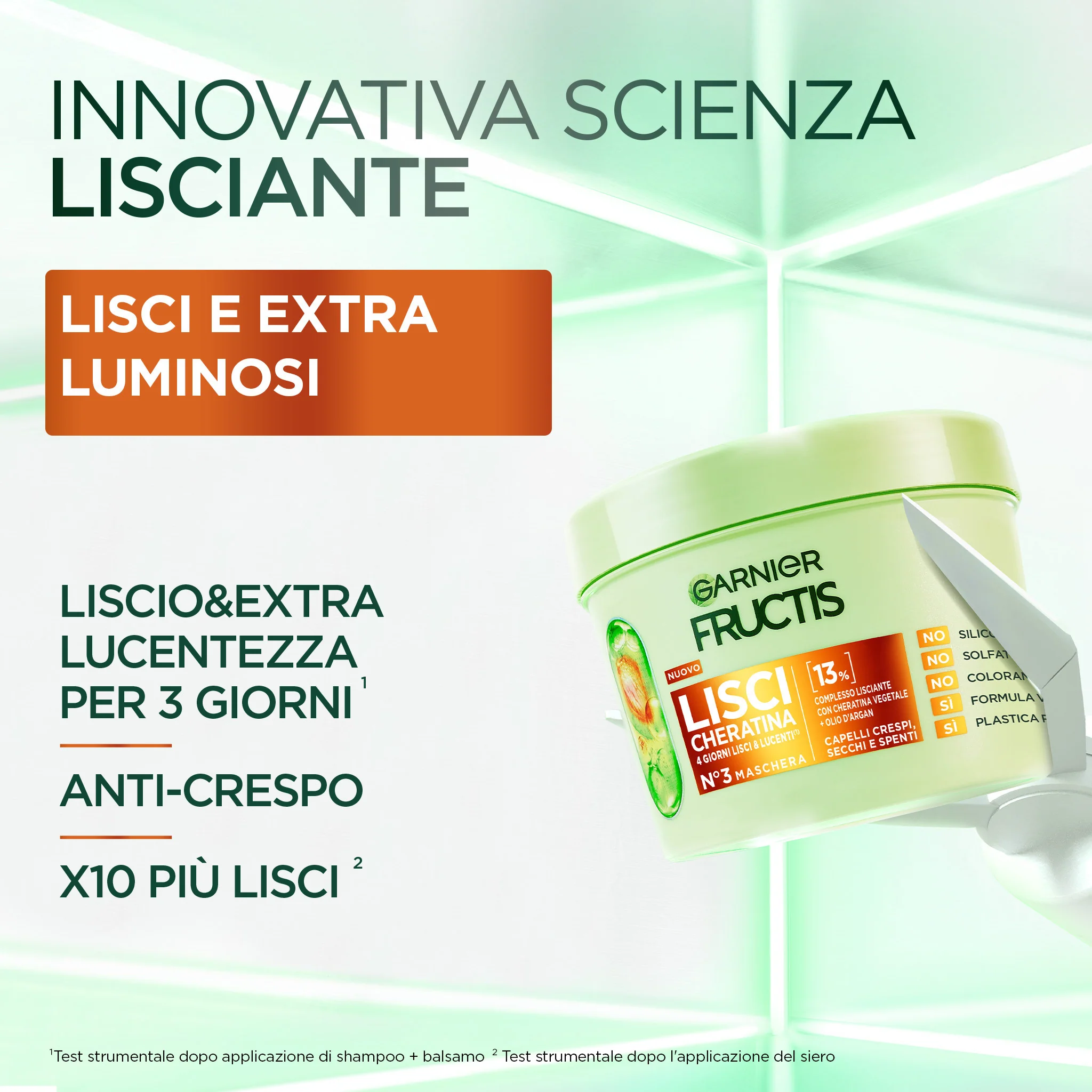 Fructis Fructis Lisci Cheratina Maschera - Maschera Lisciante Capelli