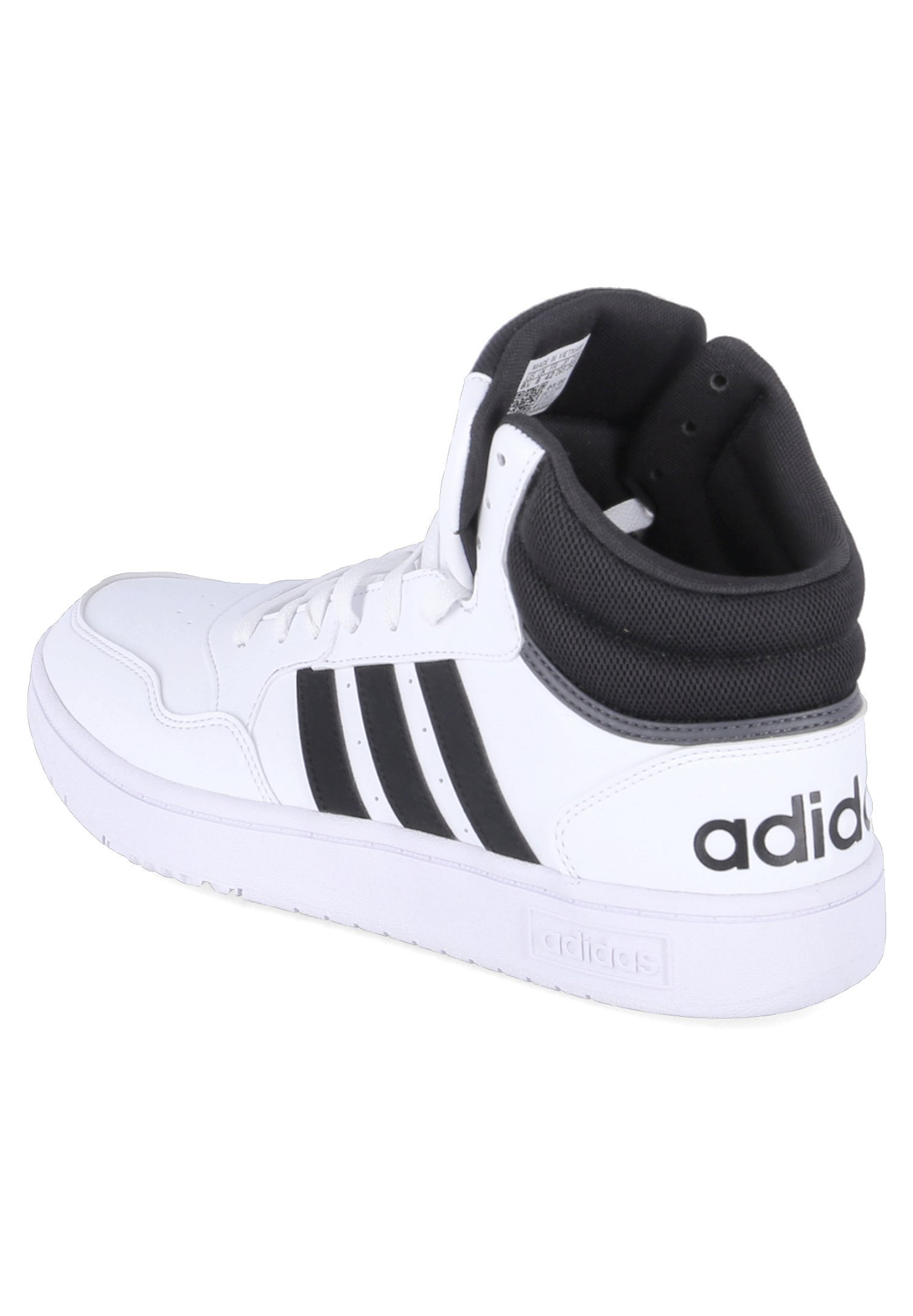 adidas Sportswear HOOPS 3.0 MID CLASSIC VINTAGE - Hoge sneakers - wit