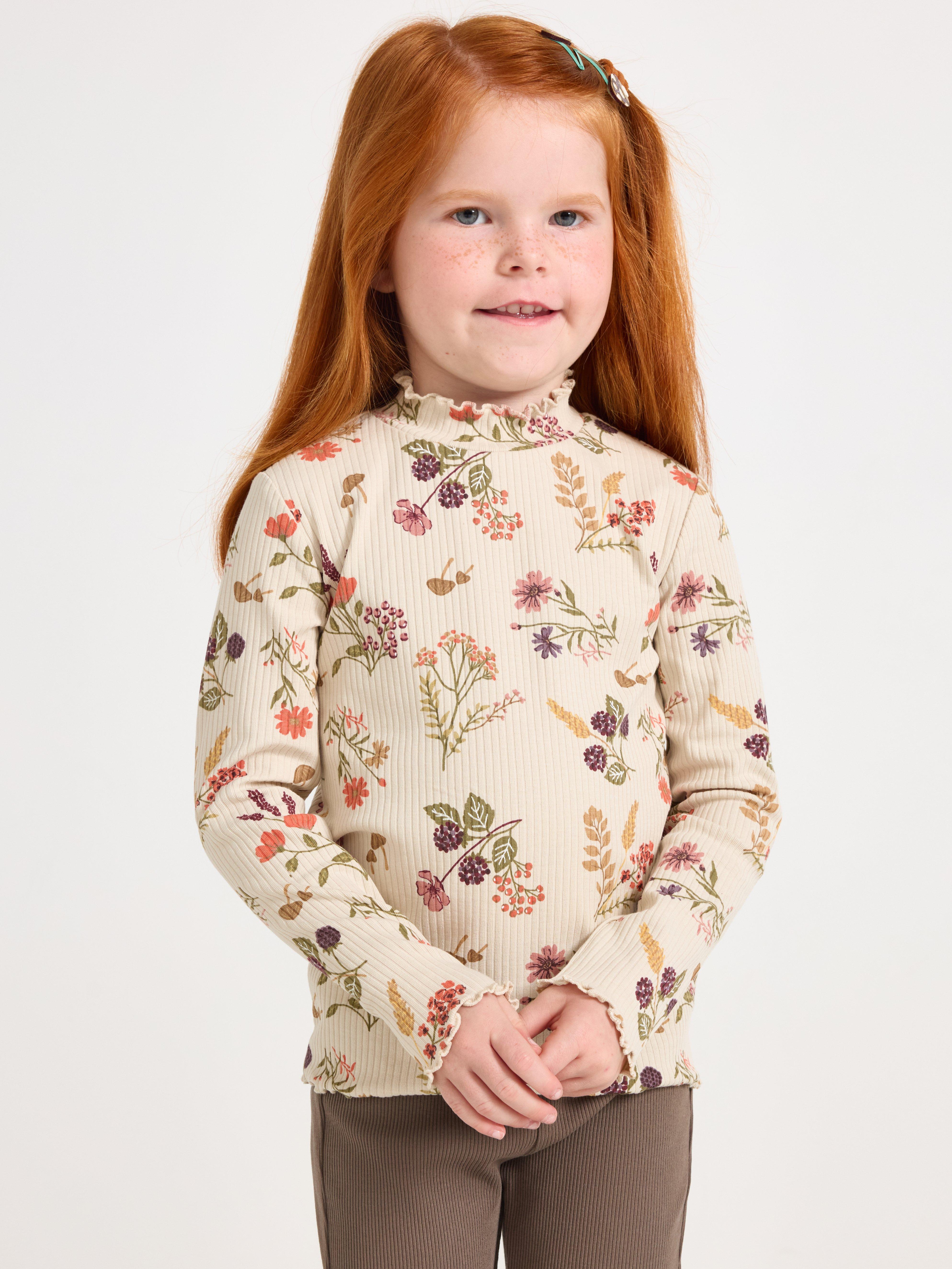 Langermet topp lys beige
