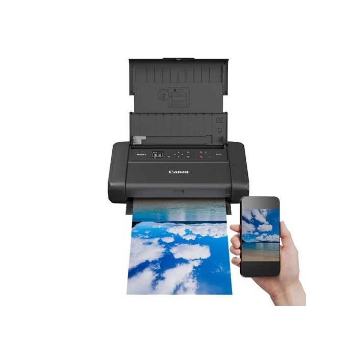 Canon Maxify BX110 Black Multifunction Printer with Battery