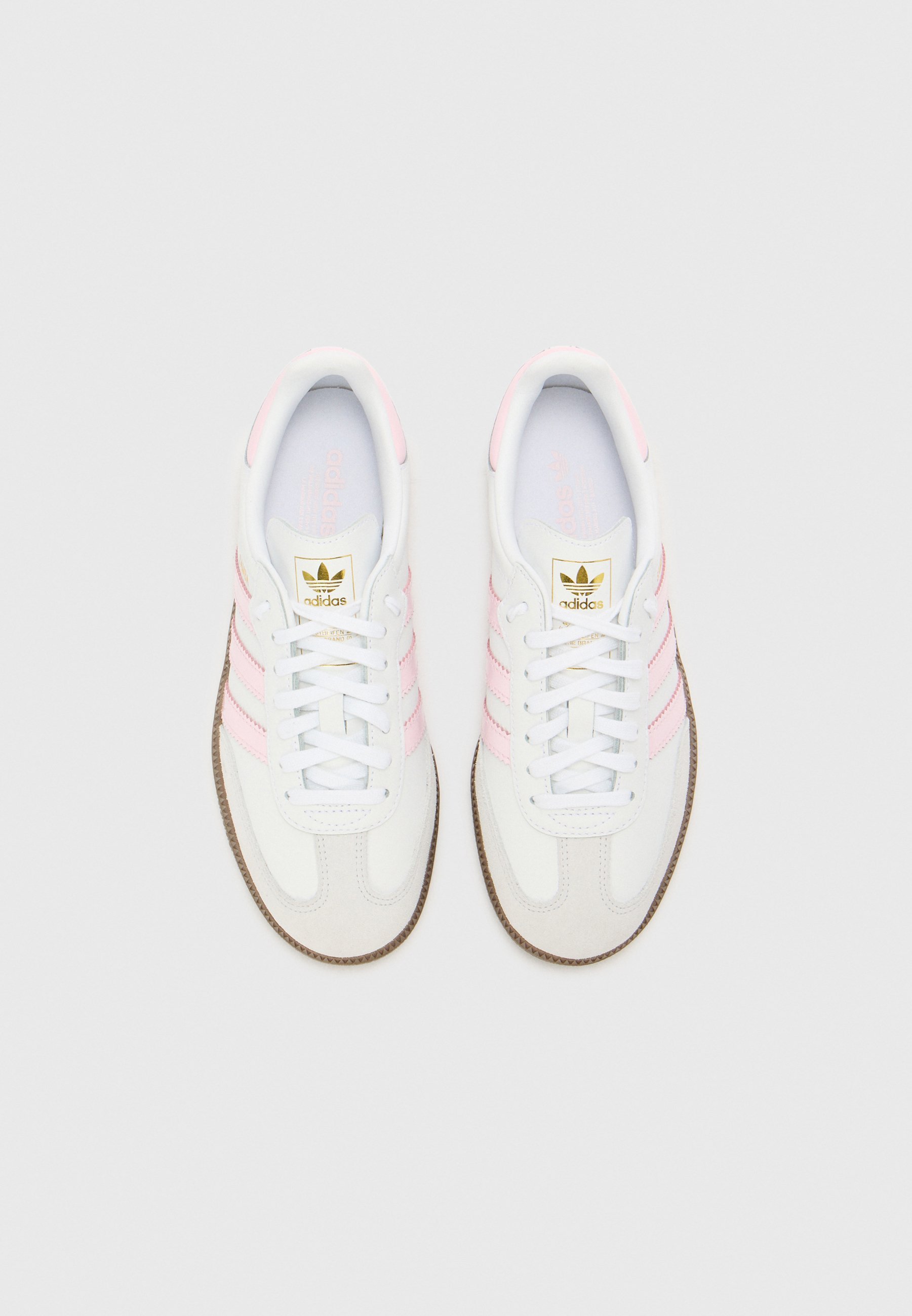 adidas Originals SAMBA OG UNISEX - Sneakers - wit/transparant roze/gum