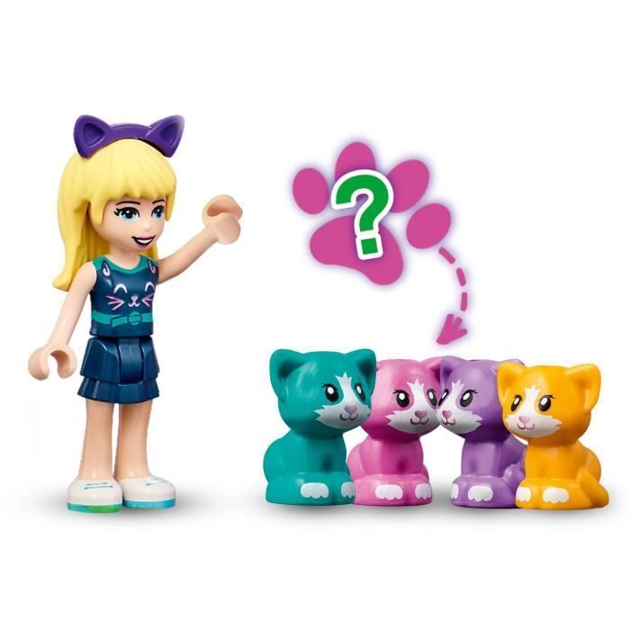 LEGO® Friends 41665 Cubo do Gato da Stephanie, Presente para Meninas e Meninos a partir de 6 Anos, Figuras de Animais, Brinquedo Colecionável