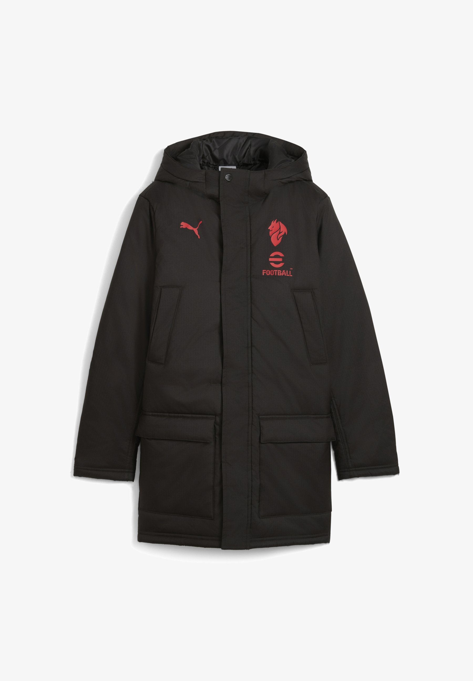 Puma AC MILAN - Clubkleding - zwart voor alle tijden rood