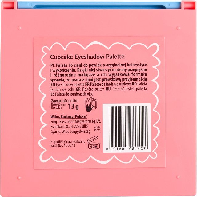 Paleta sjenila za oči Cupcake Palete sjenila i šminka
