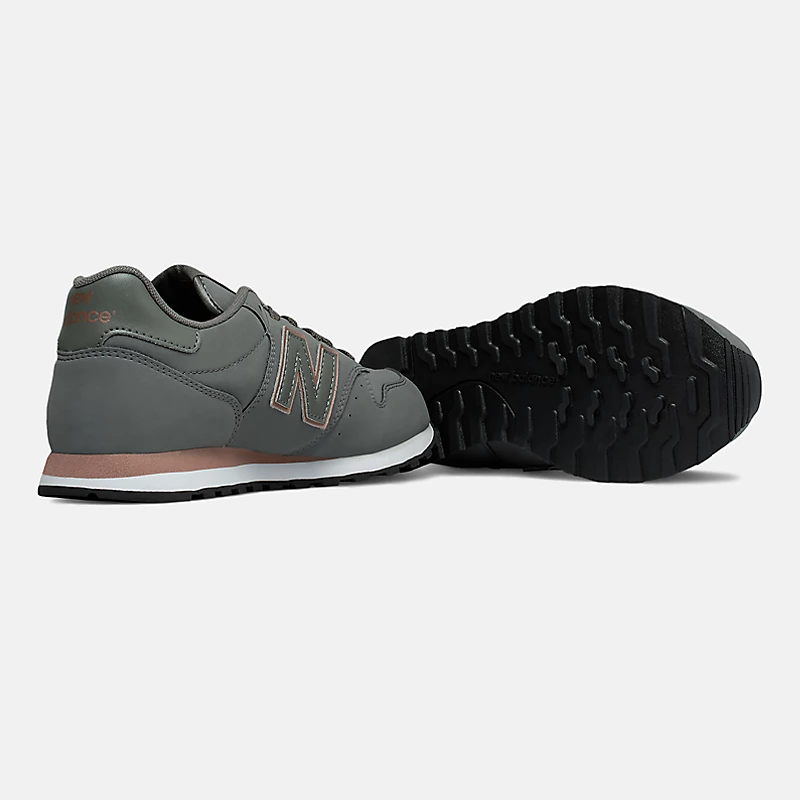 Relógio feminino clássico 500 - Cinza com detalhes em ouro rosa