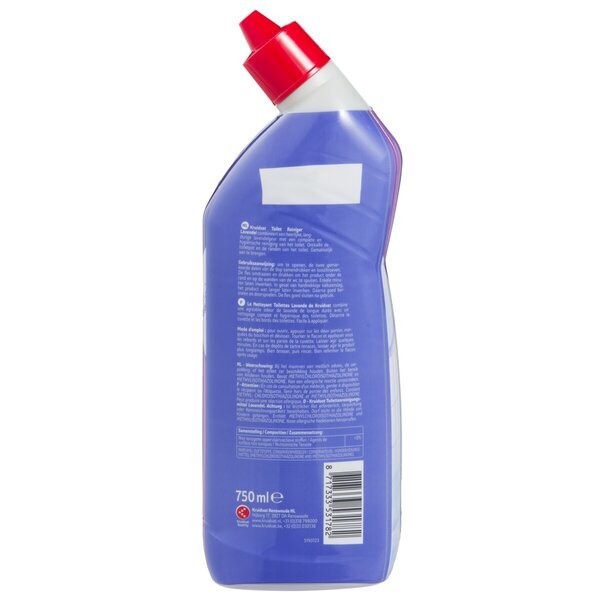 Čistilo za stranišča Kruidvat Fresh Lavender 750 ml