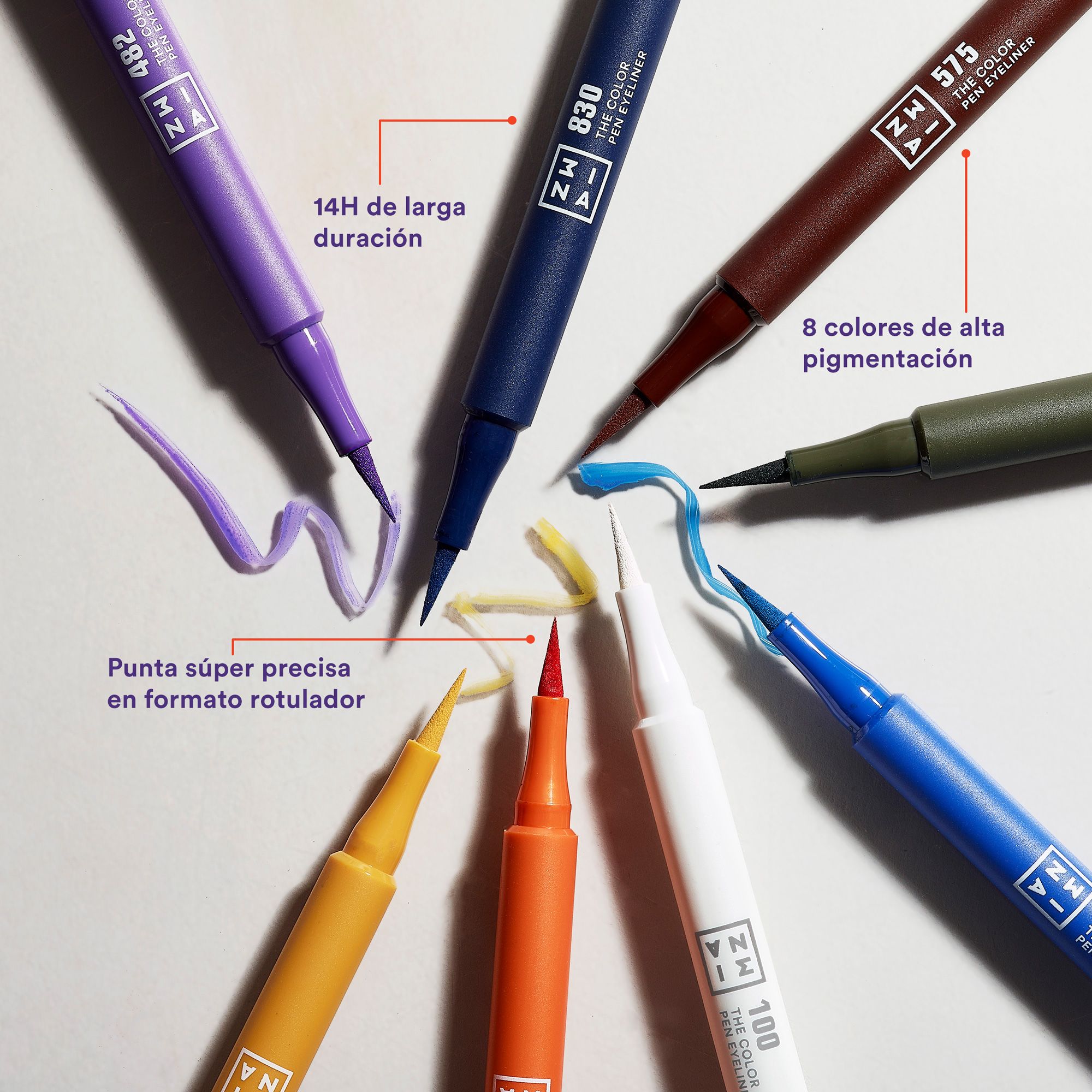 „Color Pen“ akių pieštukas Akių pieštukai ir akių kontūro pieštukai