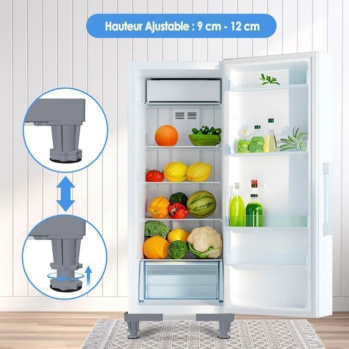 Washing Machine Support, BYONDSELF®, Adjustable Washing Machine Base, 41-64 CM, Suitable for Washing Machines and Dryers