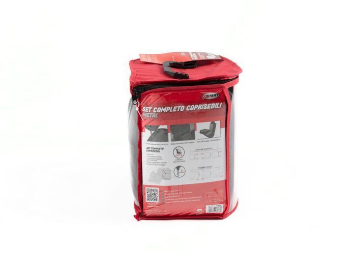 Capas para bancos de carro - START - Universal - Metal - Preto - Conjunto completo