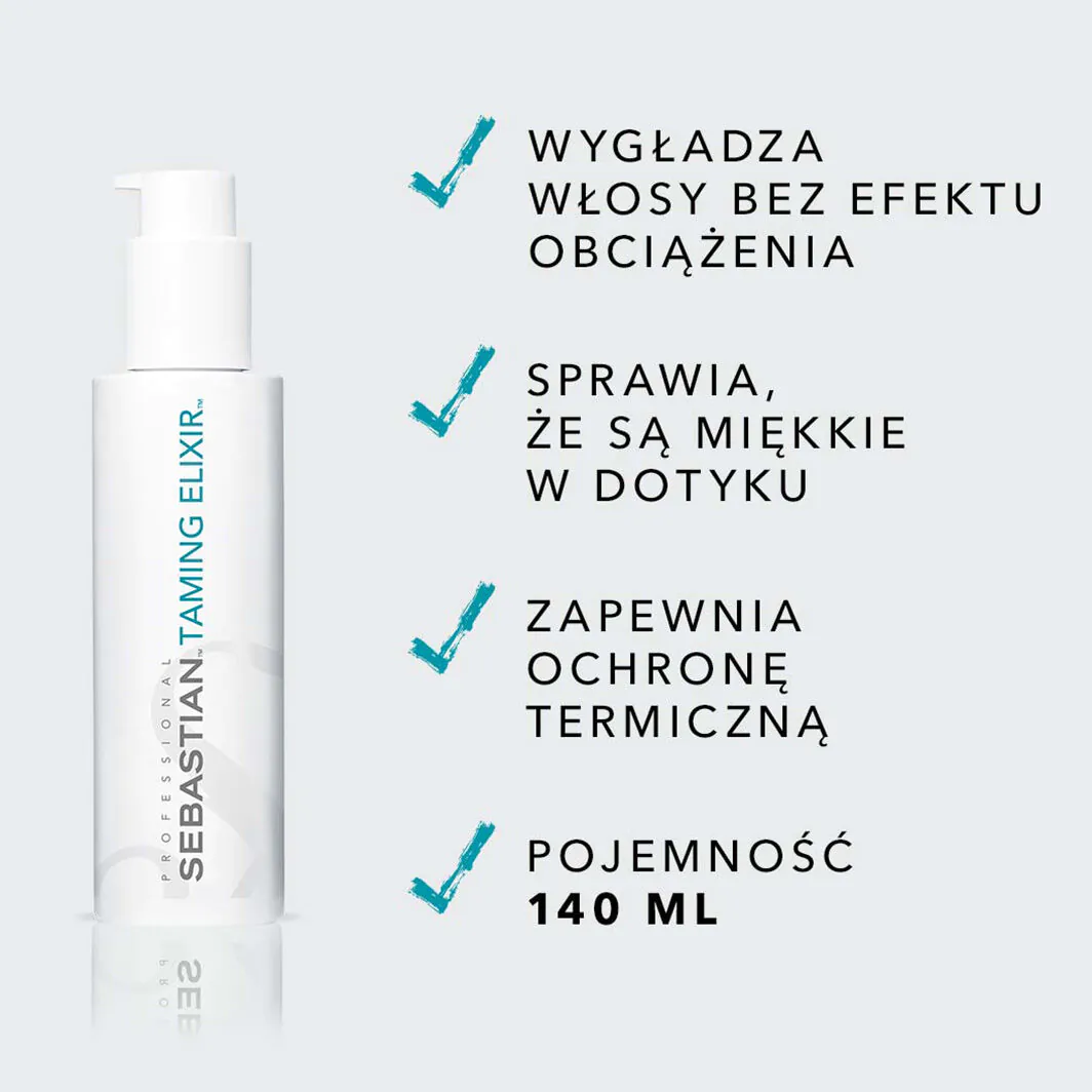 Sebastian Taming Elixir Wygładzające, kremowe Serum 140 ml