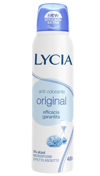 LYCIA Déodorant spray Lycia parfum original 150 ml, 48 h