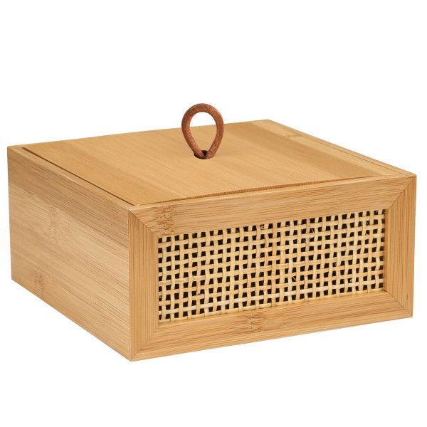 Pojemnik na kosmetyki ALLEGRE BAMBOO, 15 x 7 x 15 cm, WENKO