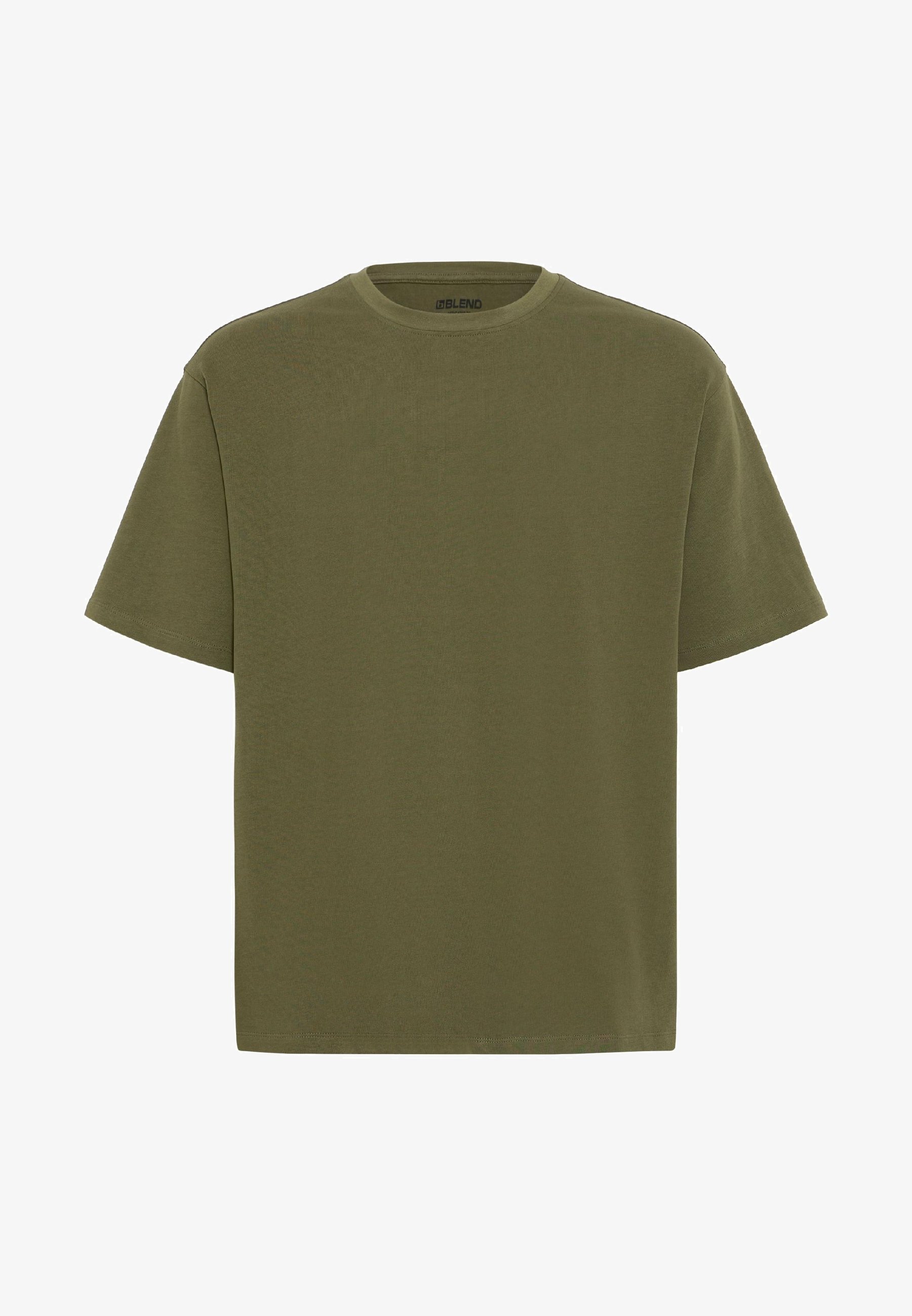 Blend BHFISHER - Basic póló - olívazöld