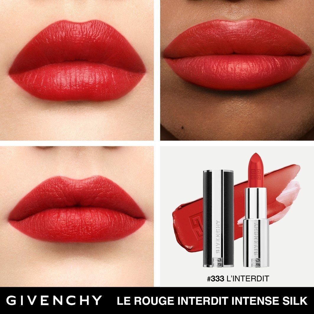 Givenchy rúž Le Rouge Interdit Intense Silk - 3,4 g