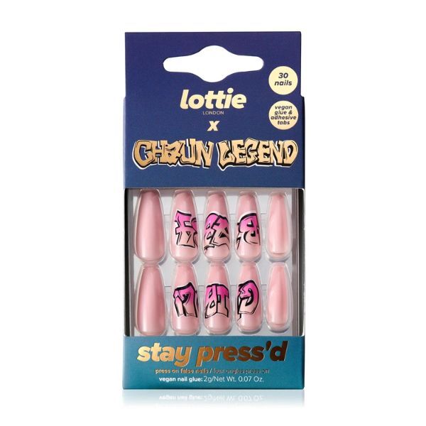 Unghii autocolante Lottie London X Chaun Legend pentru fete