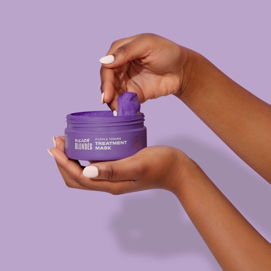 Lee Stafford matu kopšanas komplekts Bleach Blondes Purple Tinting Mask - 200 ml