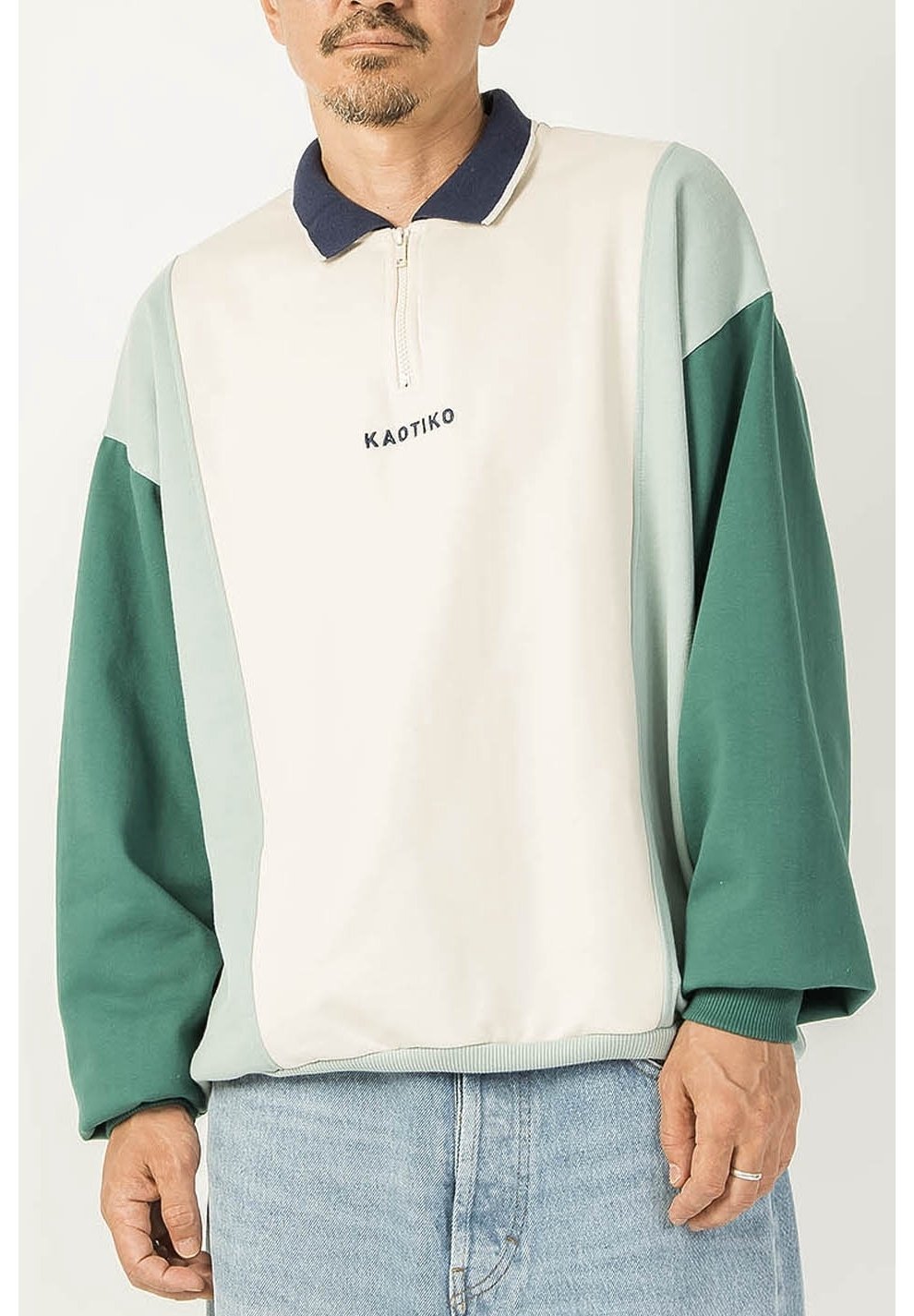 Sweat-shirt Kaotiko - vert