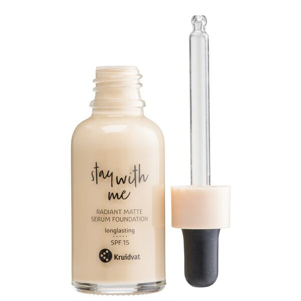 Kruidvat Stay With Me 010 W Fairy Nude блистави мат серумски пудер<br>30ml