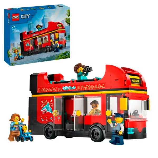 LEGO City 60407 Crveni dvokatni turistički autobus