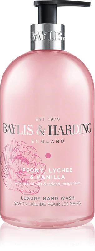 Hydratačné tekuté mydlo na ruky Baylis & Harding s pivonkou, liči a vanilkou