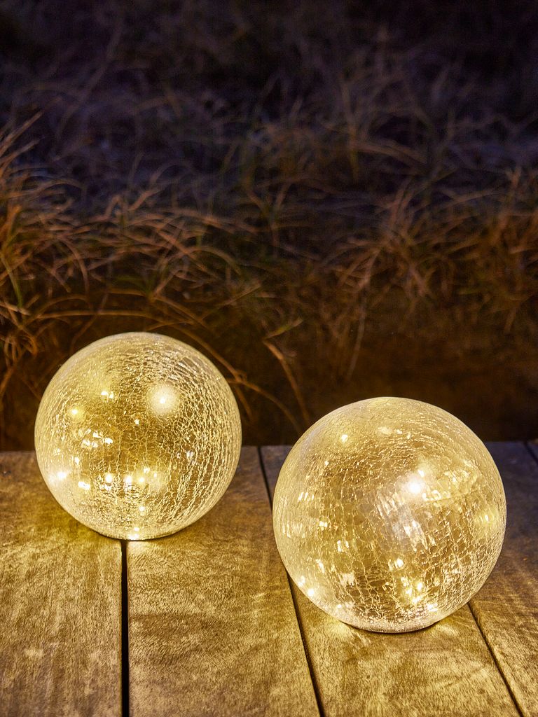 HAVVALE saules lampa HAVVALE Ø20xH29cm caurspīdīga