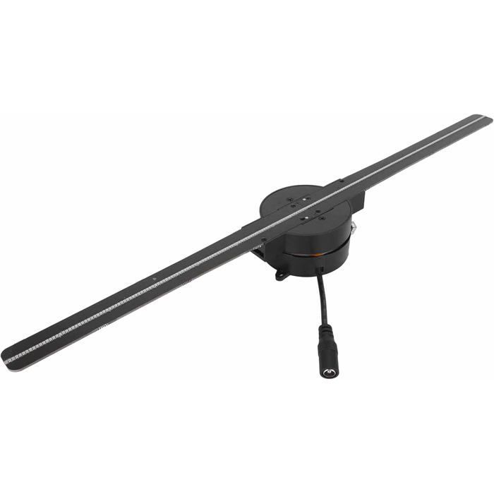 3D-Hologramm-Ventilator – STAMPED – 224 LEDs – 3D-Effekte – Integriertes WLAN – 2000 x 224 Pixel Auflösung – Tragbar