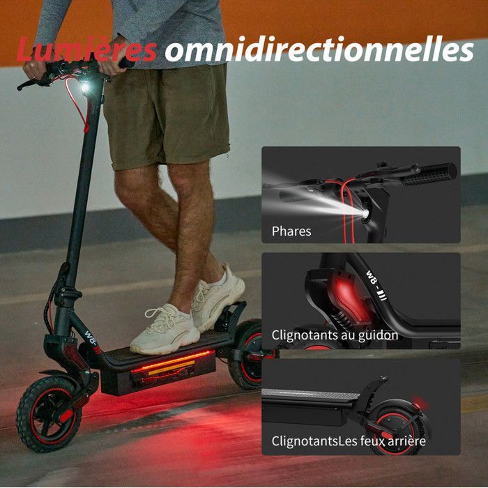 Patinete eléctrico plegable AGILERIDE AS-S2 de 9,3