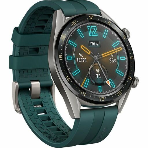 Smartwatch Huawei GT Active 46mm Groen - 3,53 cm AMOLED-scherm - Bluetooth 4.2 - 5 ATM -