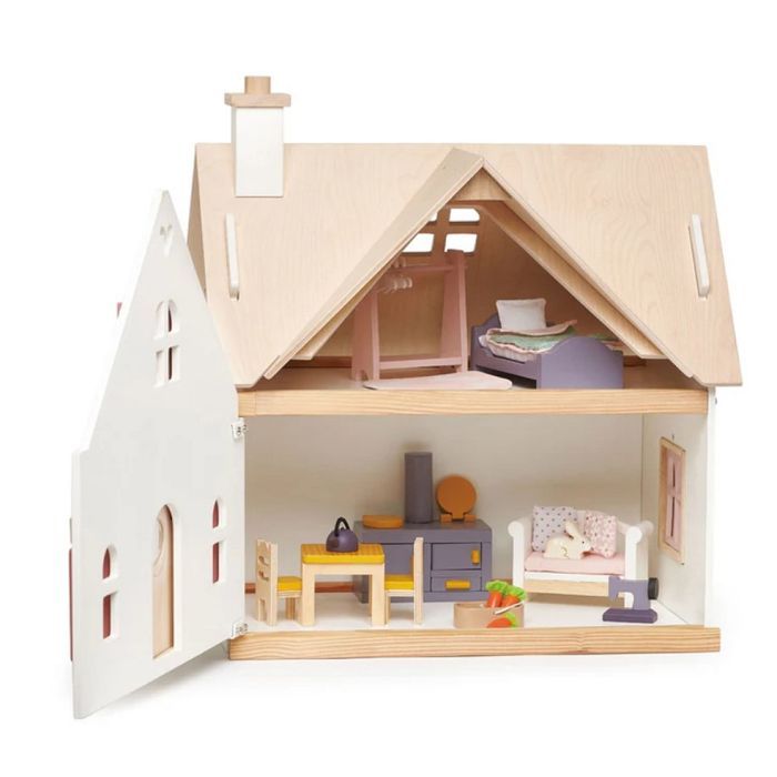 Maison de poupée avec meubles - Tender Leaf Toys - Lapin - Blanc - Mixte