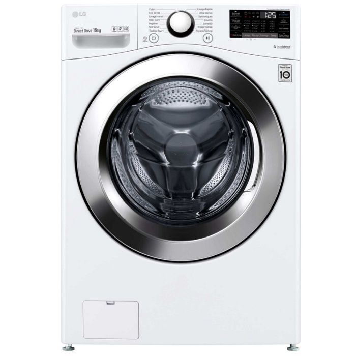 Lave-Linge Frontal LG F51P12WH - 15 kg - Wi-Fi - TurboWash
