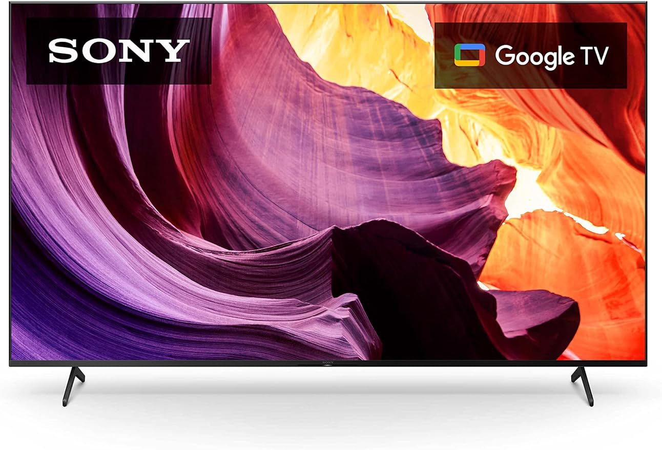 Sony 85 inch 4K Ultra HD tv X80K-serie: LED Smart Google TV met Dolby Vision HDR KD85X80K - nieuwste model, zwart