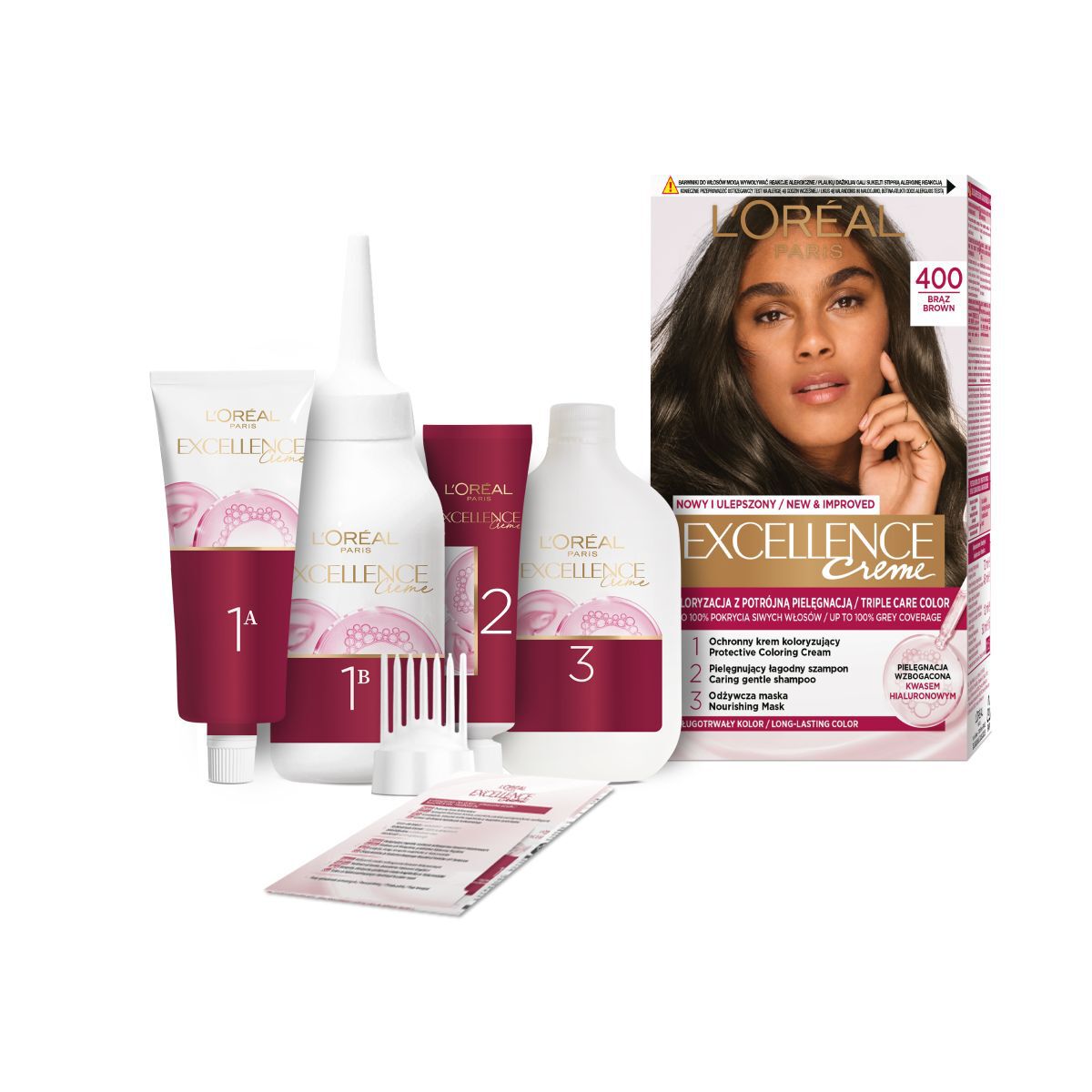 Barva na vlasy L'Oréal Paris Excellence Creme, odstín 01, super světlá blond, přírodní