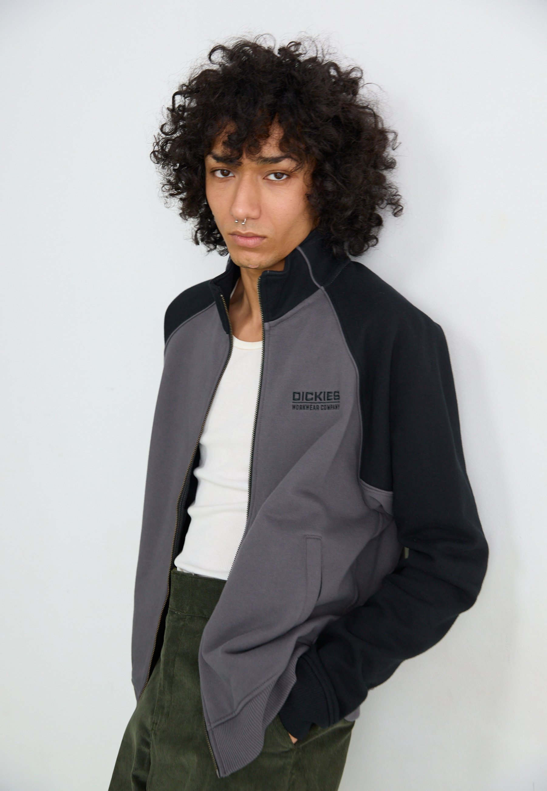 Dickies BOLIVAR - Sweat-shirt zippé - noir
