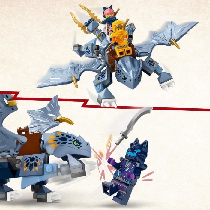 LEGO NINJAGO 71810 Il giovane drago Riyu, set di costruzioni, 3 minifigure ninja