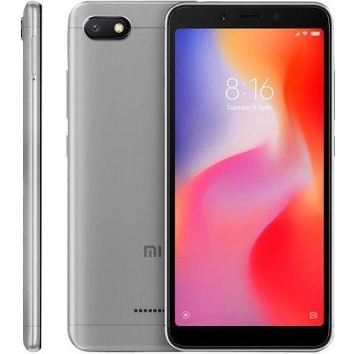 XIAOMI Redmi 6A 16GB Gris - Reacondicionado - Excelente estado