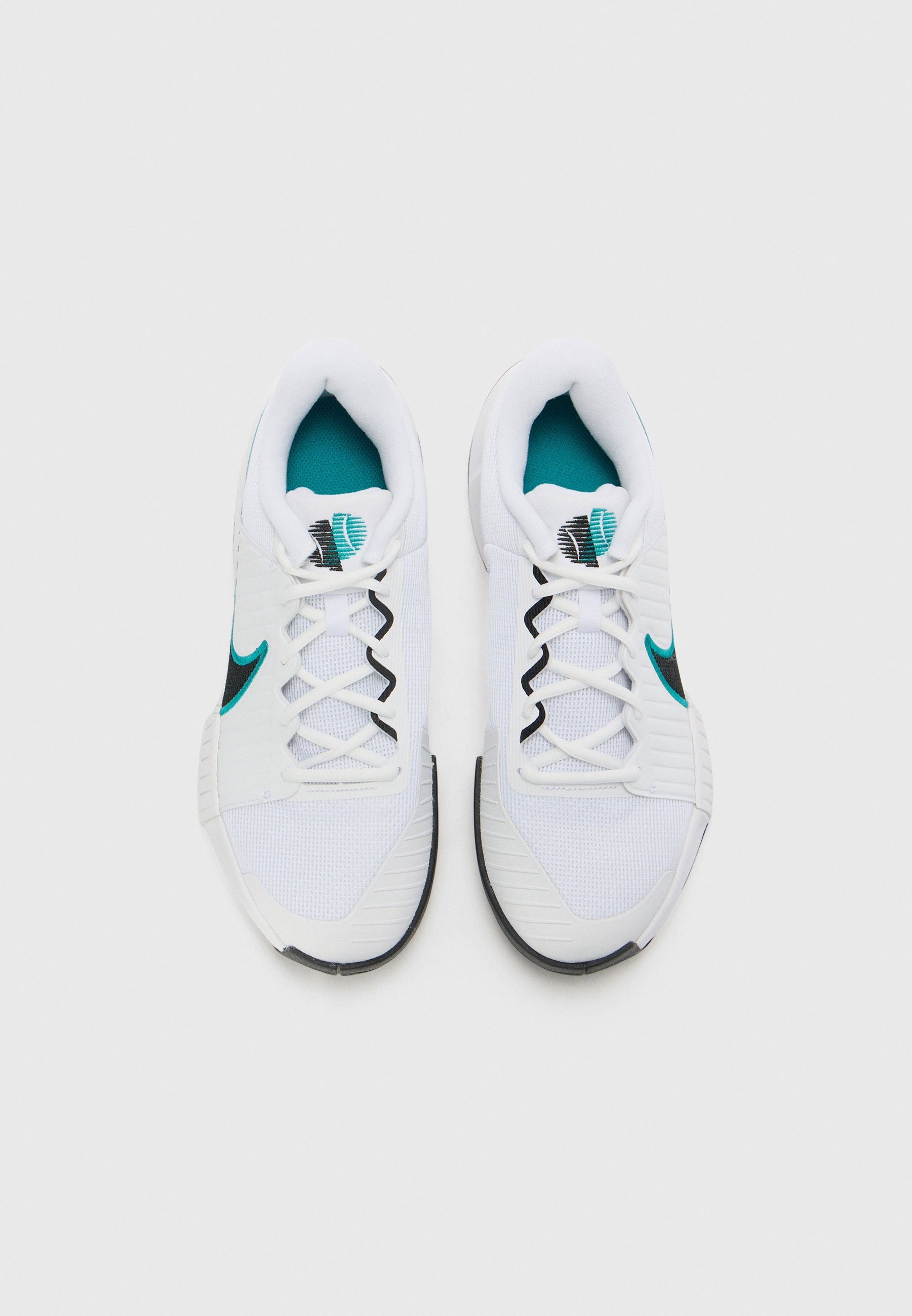 Nike Performance CHALLENGE PRO - Multicourt tennisschoenen - wit/zwart/stralend smaragdgroen