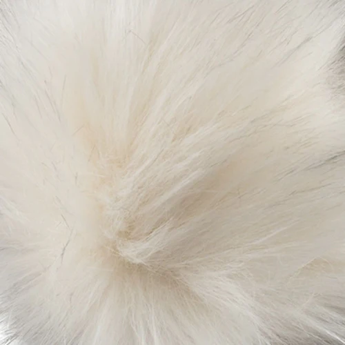 Cabaia Pompon Cream Fur beige