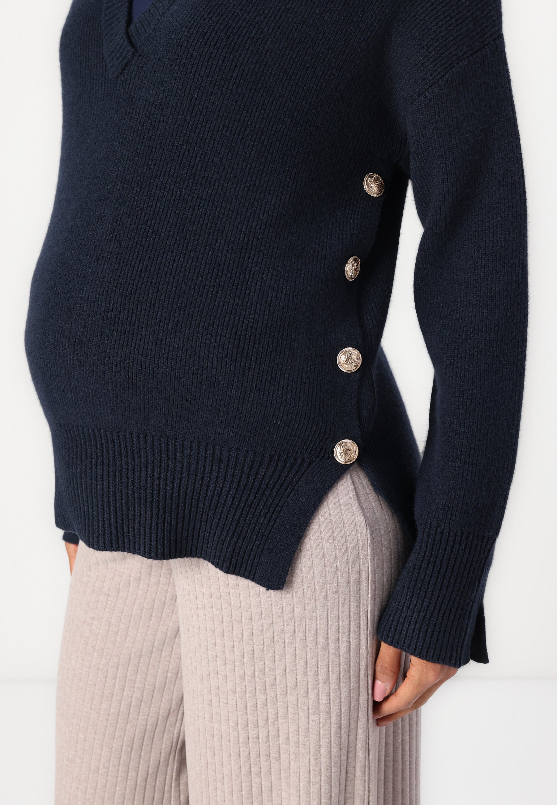 Anna Field MAMA Jumper - marineblau
