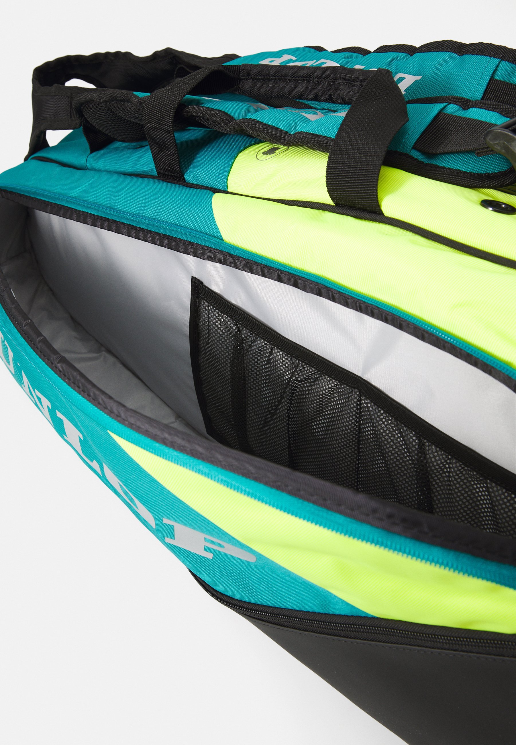 Racchetta Dunlop TAC SX-PERFORMANCE 12 UNISEX - Borsa porta racchetta - verde acqua/nero/giallo