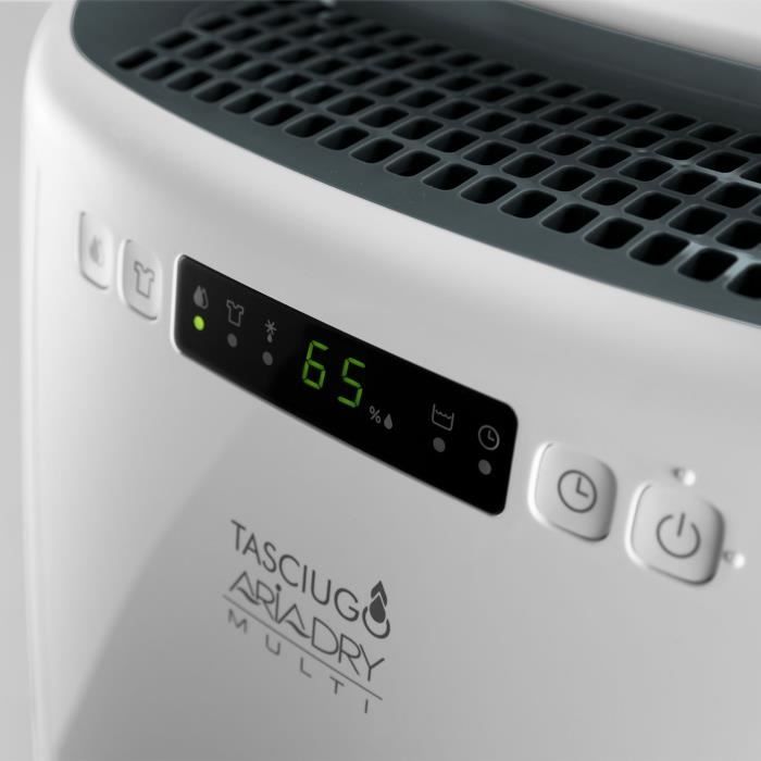 Deshumidificador DELONGHI - DEXD216RF - Función de lavado - Caudal de aire 125 m³/h - Capacidad 2,1 L