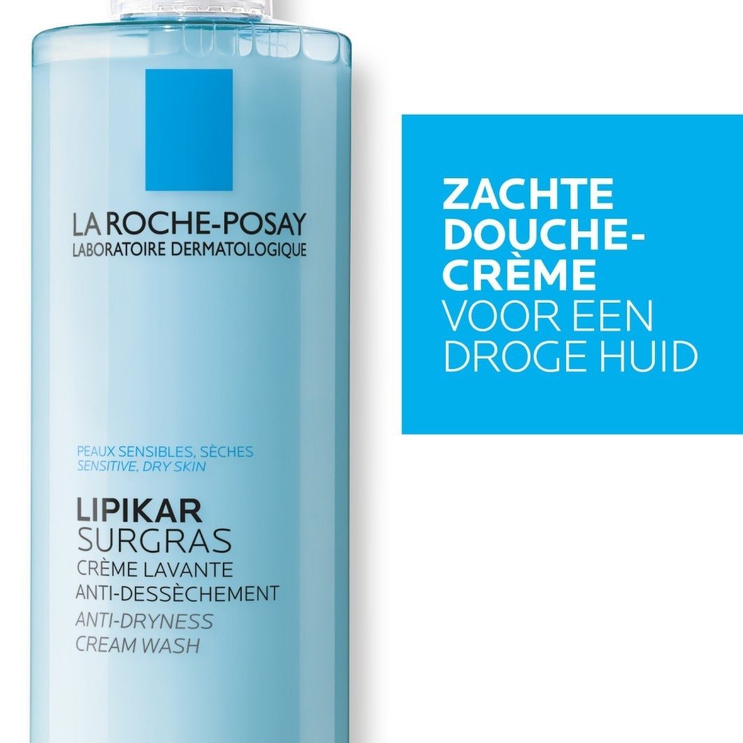 La Roche-Posay Lipikar Surgras krémový umývací gél proti vysušovaniu pleti - 400 ml