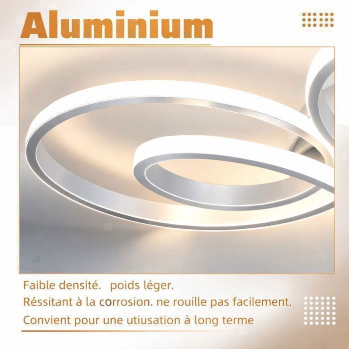 Plafonnier LED - NETTLIFE - 40 cm - Dimmable - 30W - 3000K