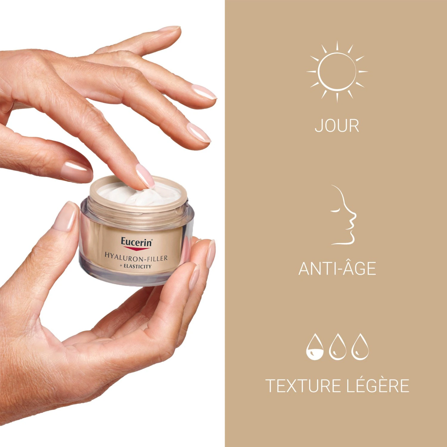 Eucerin EUCERIN HYALURON-FILLER + ELASTICITY Soin de Jour SPF 15 50 ml