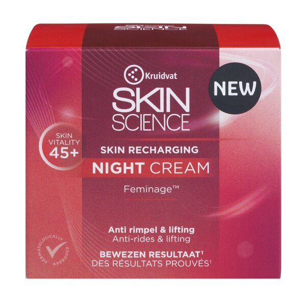 Kruidvat Skin Science noćna krema za obnavljanje kože 45+<br>50ml