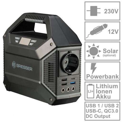 Batterie externe portable Bresser 42000 mAh